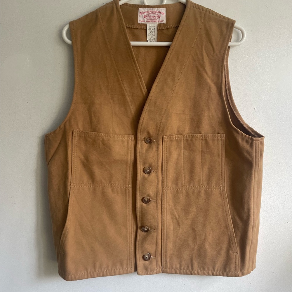 Vintage Filson Men's Brown Vest